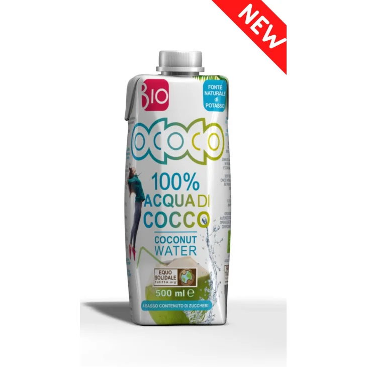 Ococo 100% Acqua di cocco biologica 500 ml