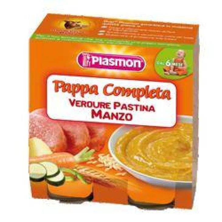 Plasmon Pappa Completa Verdure Pastina Manzo 2 x 190 g