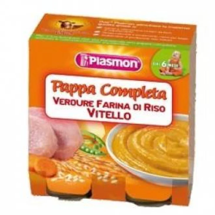 Plasmon Pappa Completa Verdure Farina di Riso Vitello 2 x 190 g