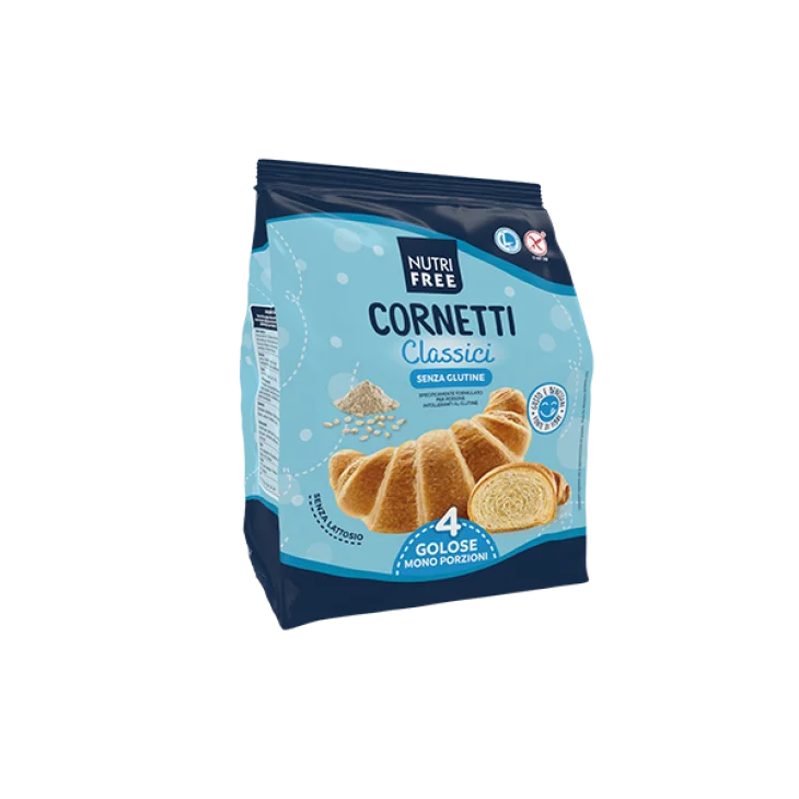 Nutrifree Cornetti Classici Senza Glutine e Lattosio 4 X 50 G