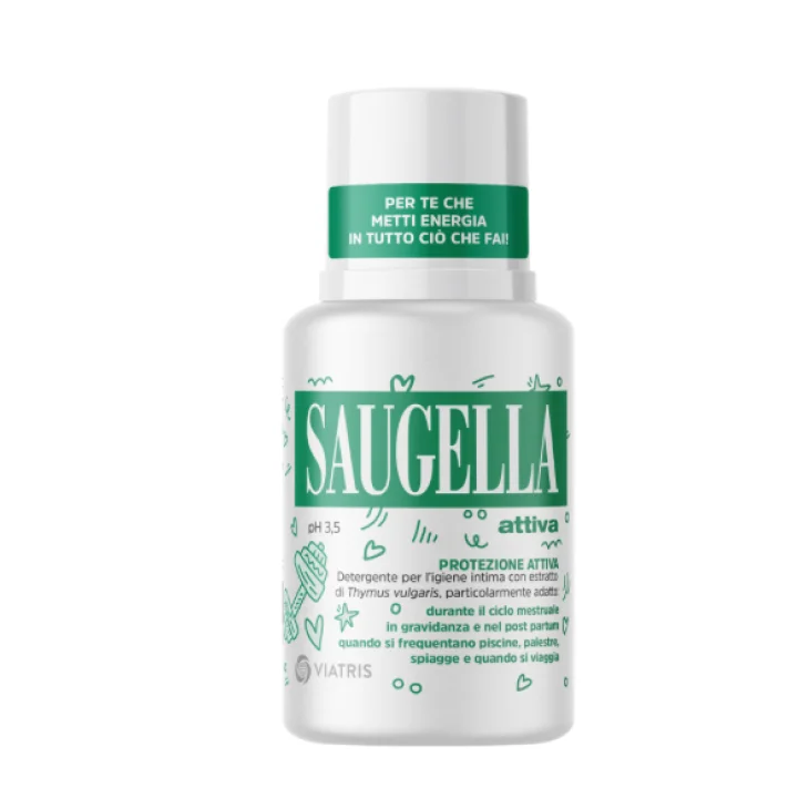 Saugella Attiva ph 3.5 Protezione Attiva Detergente Igiene Intima 100 ml