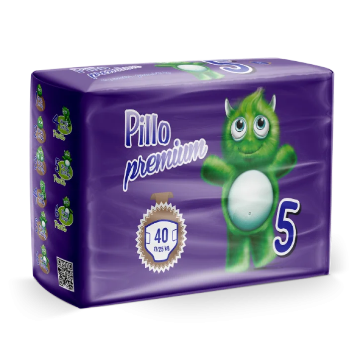 Pillo Premium Pannolini Junior Taglia 5 11-25 Kg 40 Pezzi