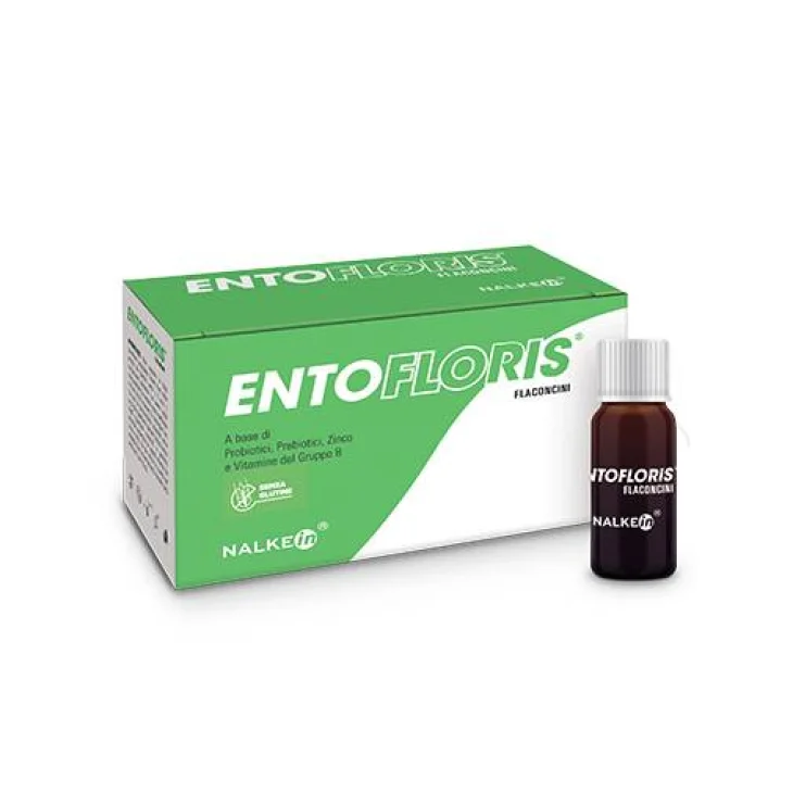 Nalkein Entofloris Integratore di Fermenti Lattici 10 Flaconcini 10 Ml