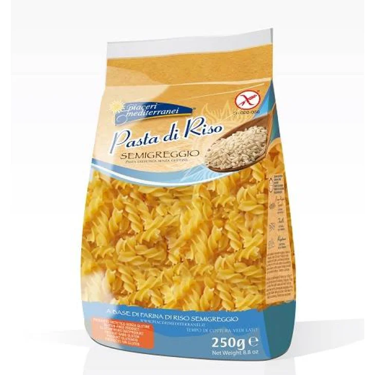 PIACERI MEDITERRANEI PASTA RISO FUSILLI 250 G