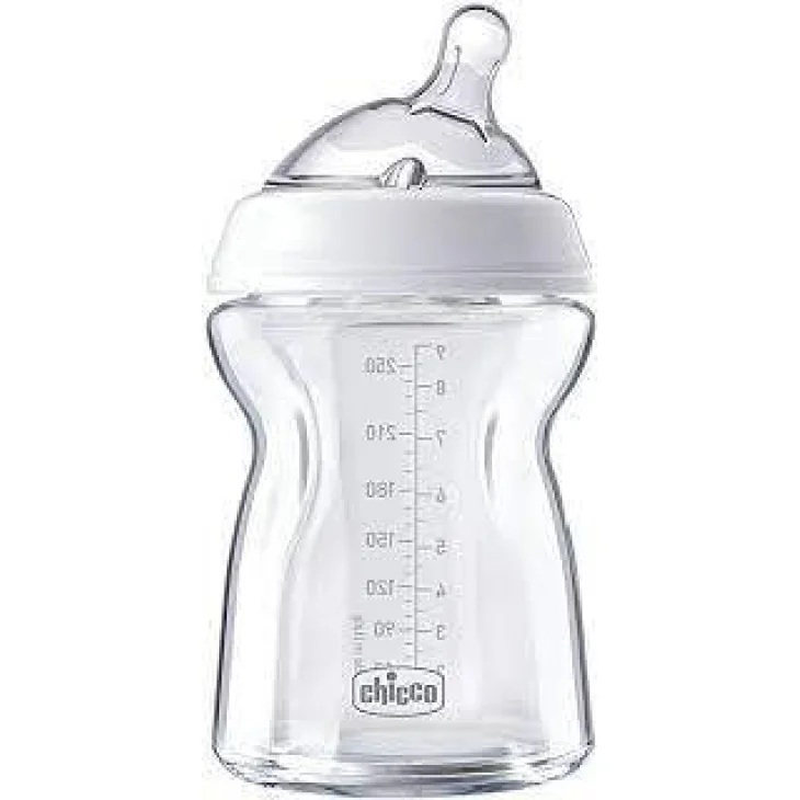 Chicco Biberon Natural Feeling Vetro 0M+ 250 ml