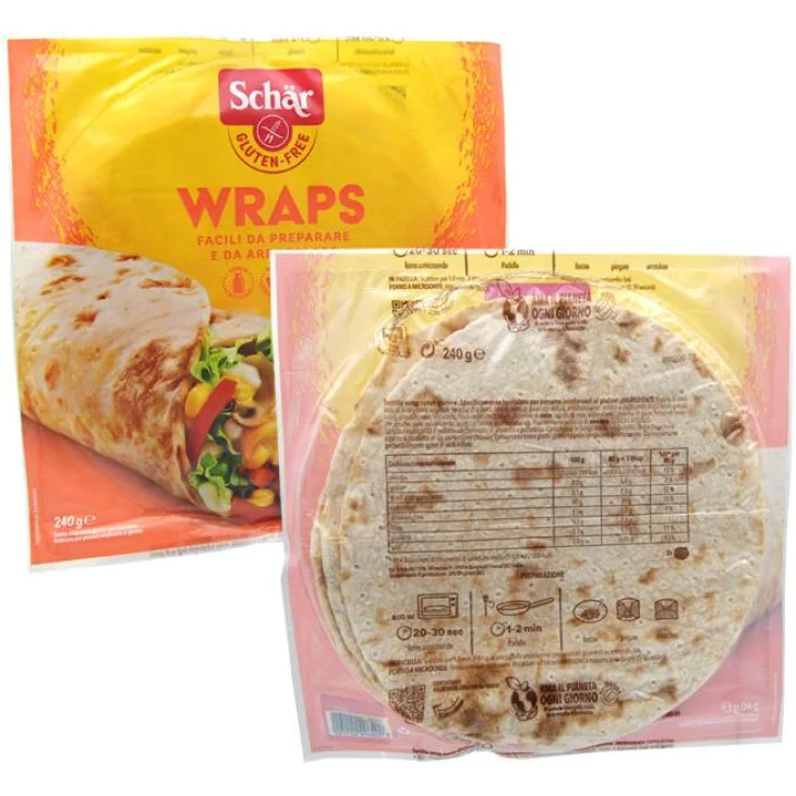 Schar Wraps Piadina arrotolata senza glutine e lattosio 3 pezzi