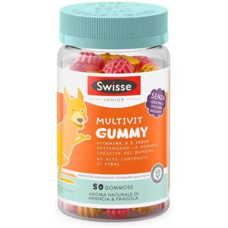 Swisse Junior Multivit Gummy Multivitaminico per Bambini 50 gommose