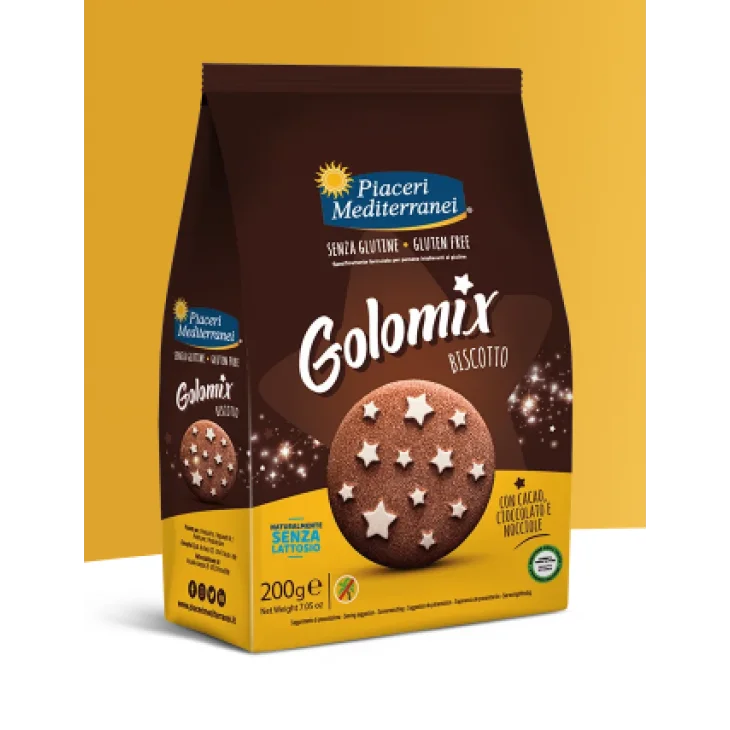 Piaceri Mediterranei Golomix Biscotti al Cioccolato Senza Glutine 200 g