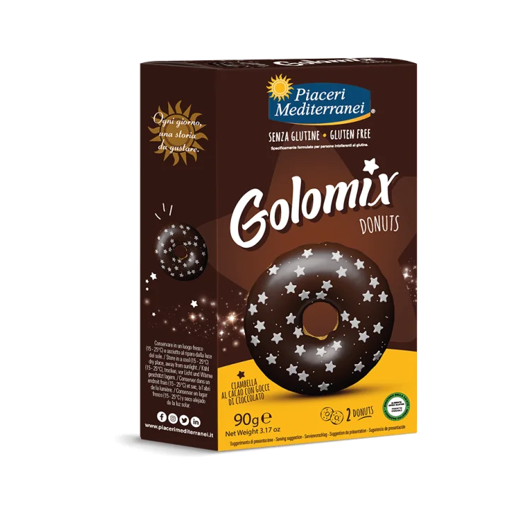 Piaceri Mediterranei Golomix Donuts Senza Glutine 90 g