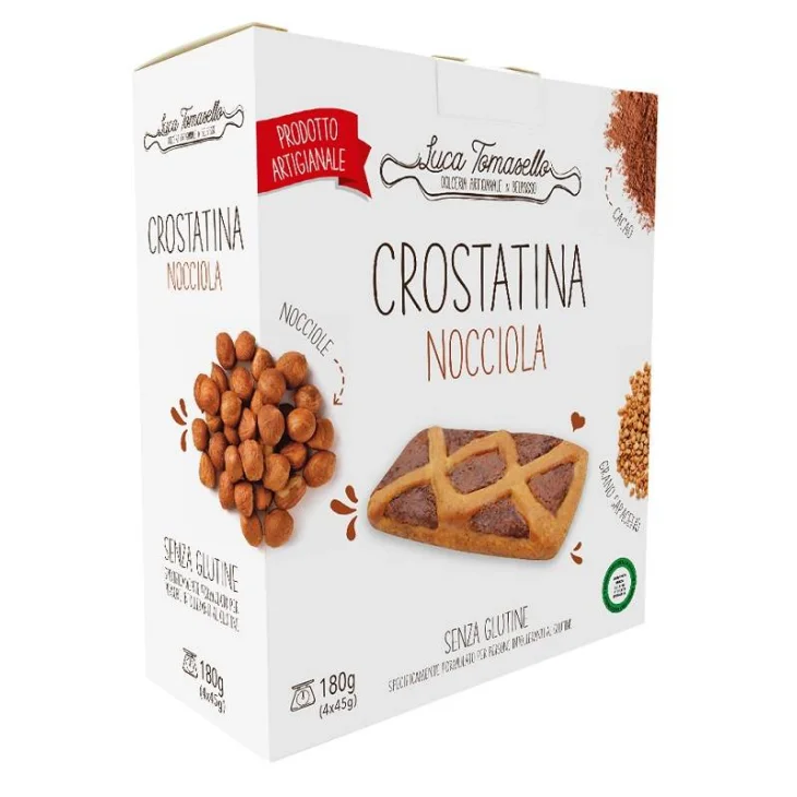 Dolceria Tomasello Crostatina alla Nocciola Senza Glutine 180 g