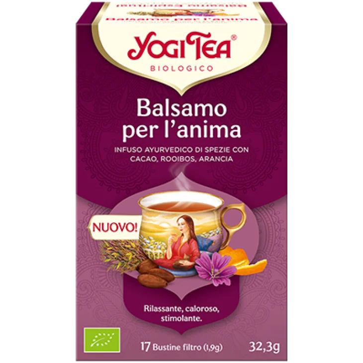 Yogi Tea Infuso Balsamo per l'anima Tisana Rilassante 32,3 g