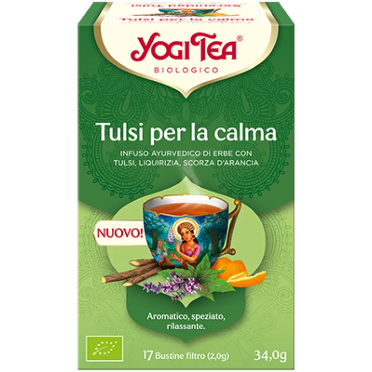Yogi Tea Infuso Tulsi per la Calma Tisana Biologica 34 g
