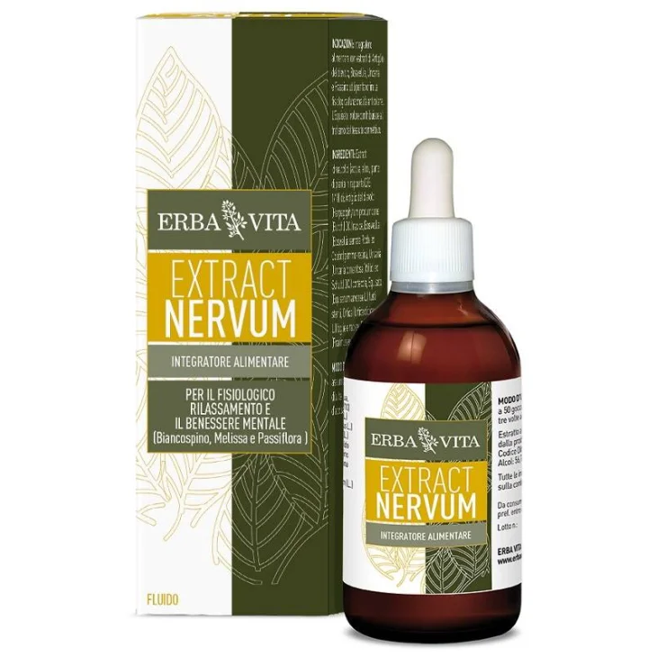 Erba Vita Extract Nervum per il Rilassamento e Benessere Mentale 50 ml