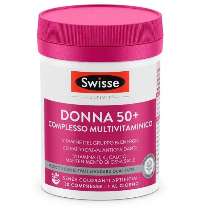 Swisse Multivitaminico Donna 50+ Integratore Vitaminico 30 compresse