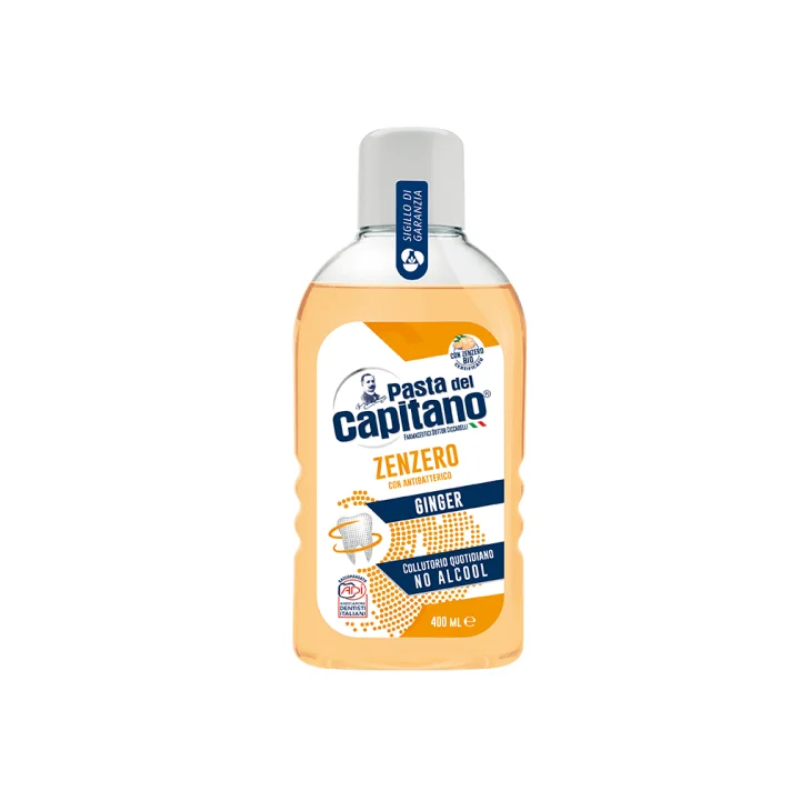Pasta del Capitano Collutorio allo Zenzero con Antibatterico 400 ml