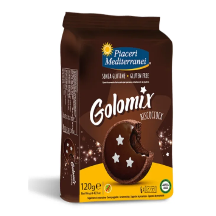 Piaceri Mediterranei Golomix Biscociock Biscotti Senza Glutine 6 pezzi da 20 g