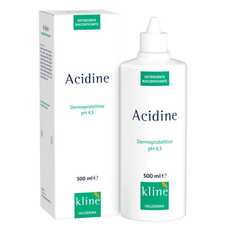 Valderma Klinè Acidine Liquido Dermatologico pH 4,5 Detergente Acidificante 500 ml