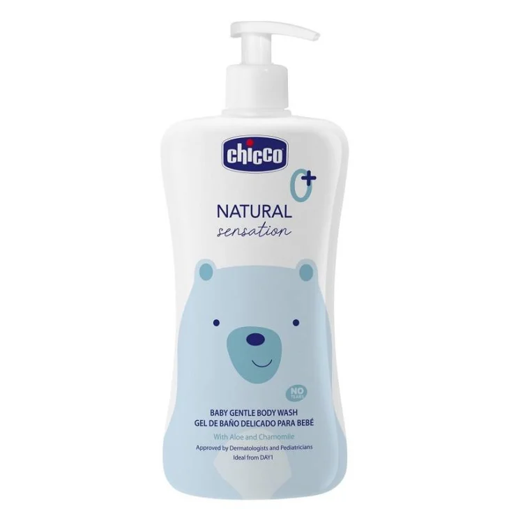 Chicco Natural Sensation Bagnoschiuma Delicato per Bebè 500 ml