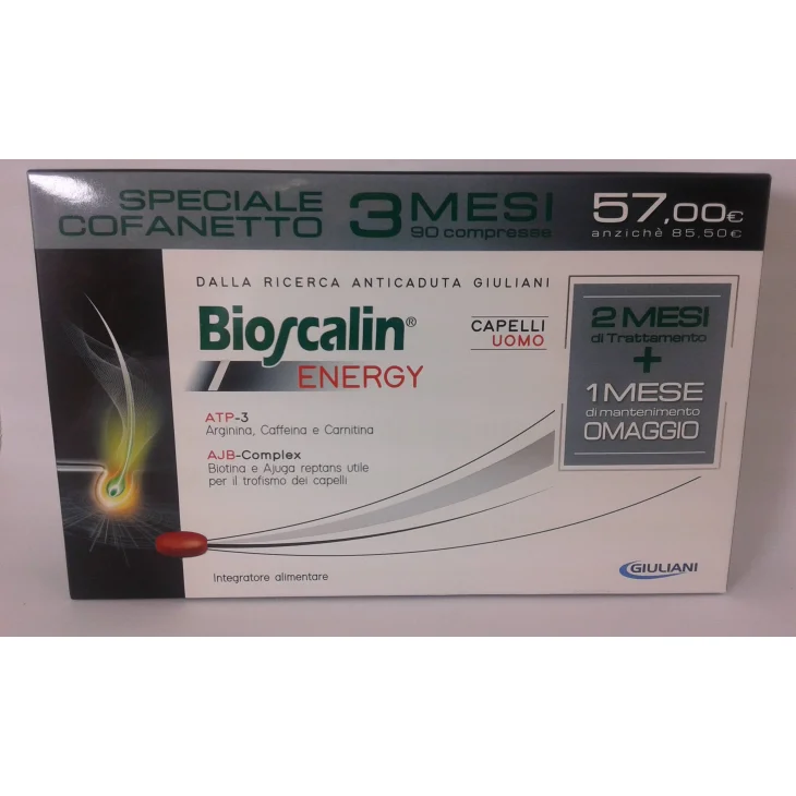Bioscalin Energy Uomo Trattamento Anticaduta 90 compresse