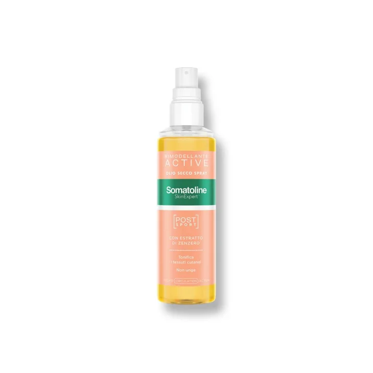 Somatoline Skin Expert Olio Secco Spray Rimodellante Corpo Post Sport 125 ml