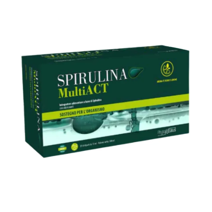 Spirulina Multiact Integratore contro stanchezza fisica e mentale 20 stick