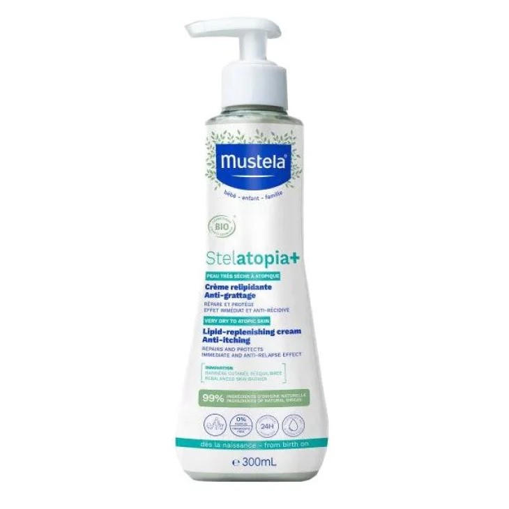 Mustela Stelatopia+ Crema bio relipidante anti-prurito Bio 300 ml