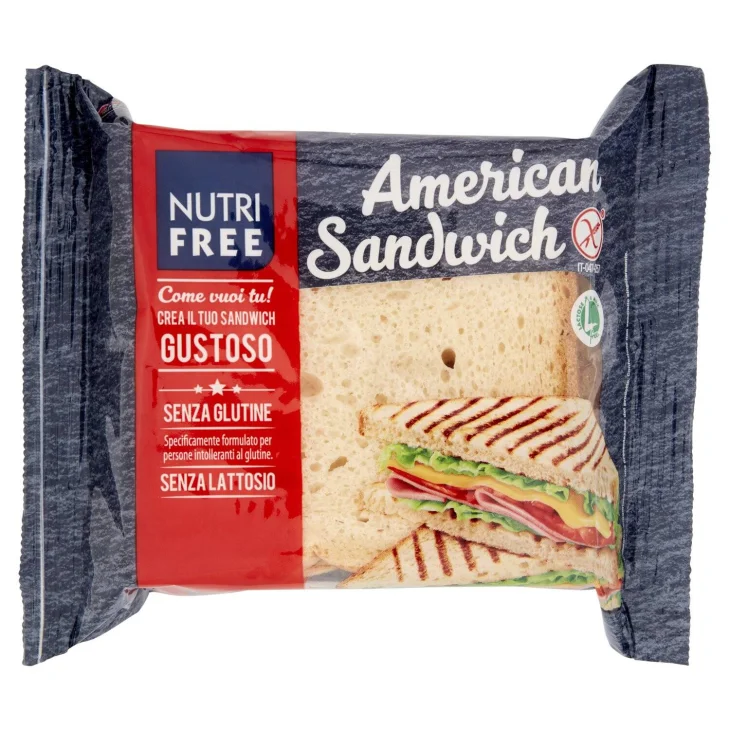 Nutrifree American Sandwich Pane Senza Glutine 10 pezzi da 24 g Promozione