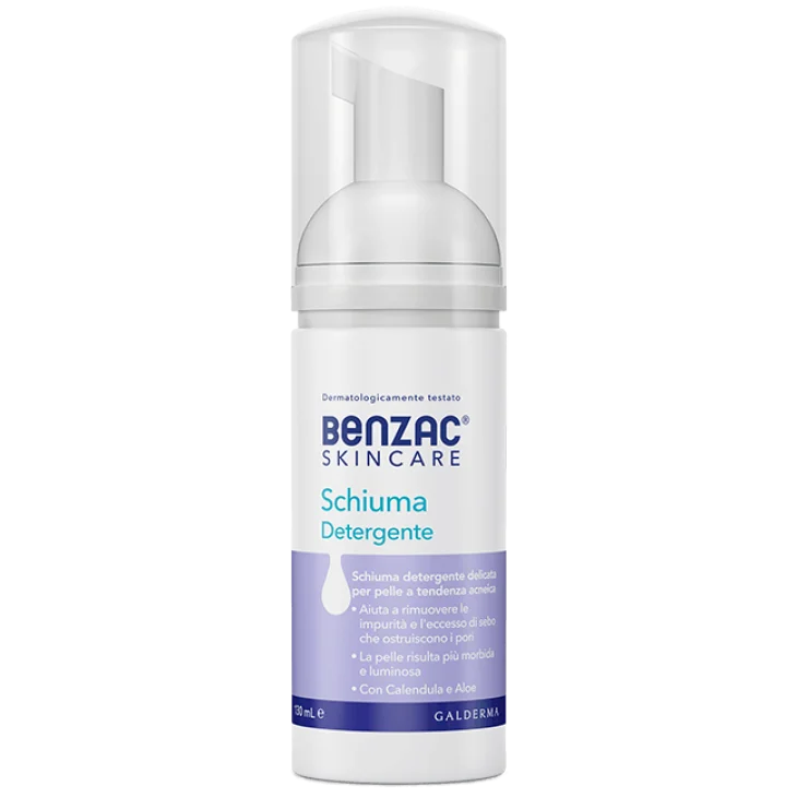 Benzac Skincare Schiuma Detergente Pelle Acneica 130 ml