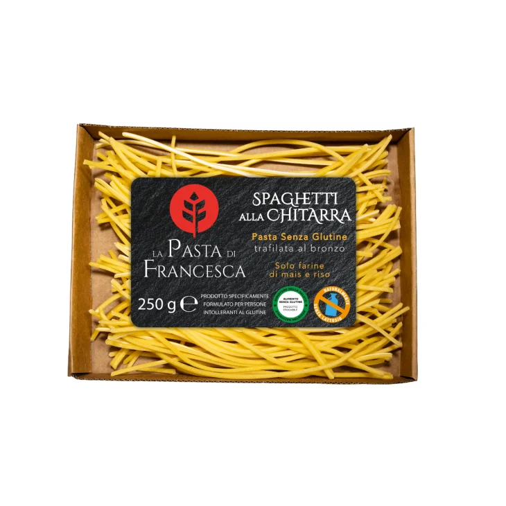 La Pasta di Francesca Spaghetti alla Chitarra Pasta Senza Glutine Trafilata al Bronzo 250 g