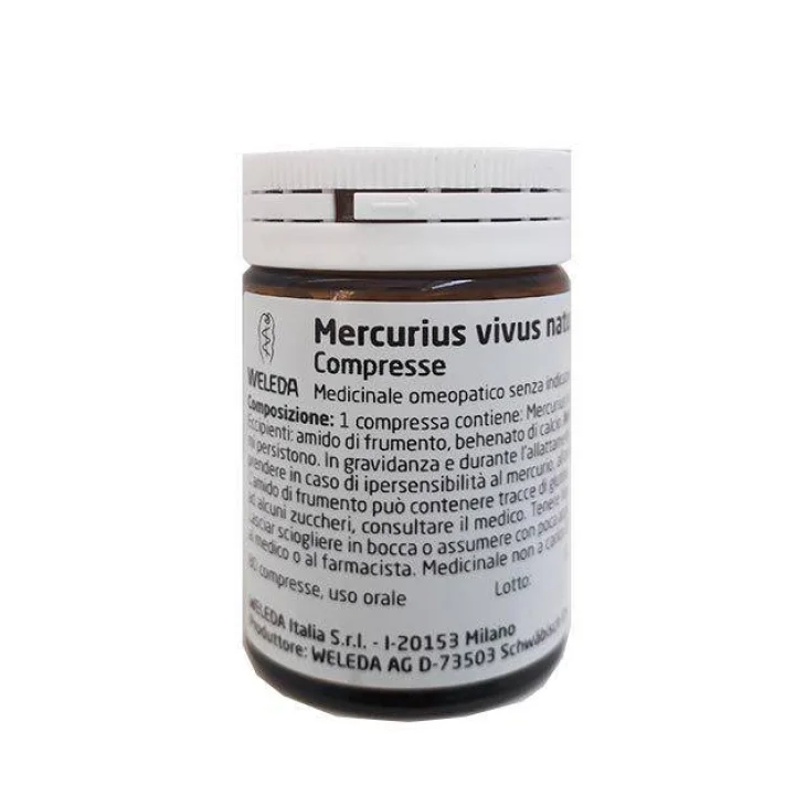 Weleda Mercurius Vivus Naturalis D6 80 Compresse