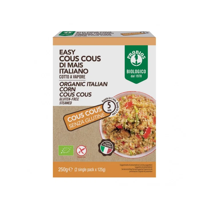 Probios Easy Cous Cous di Mais Senza Glutine 2X125 g