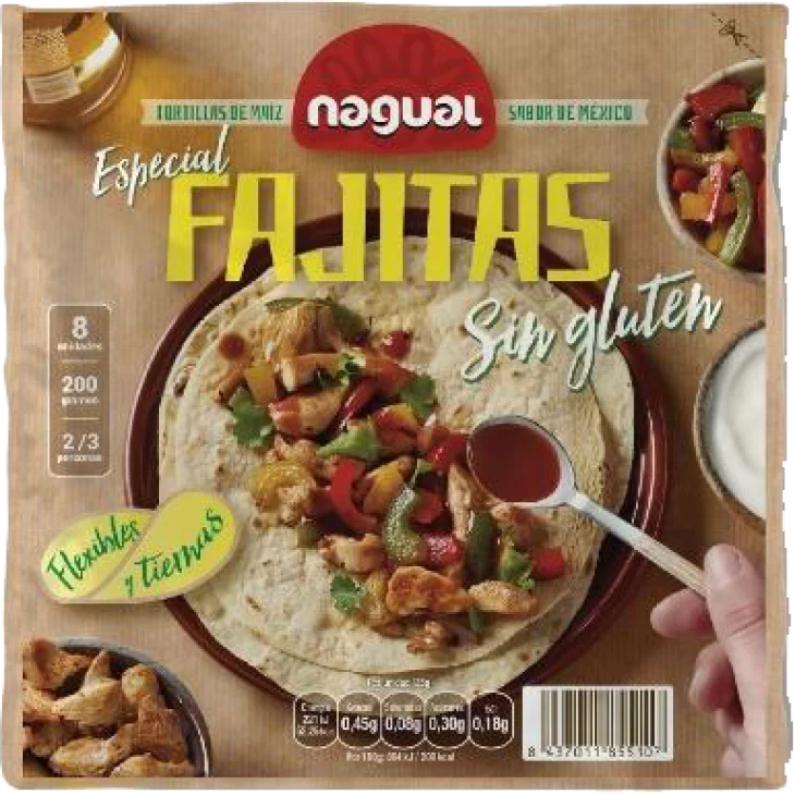 Nagual Mini Fajitas Tortillas Senza Glutine 180 g