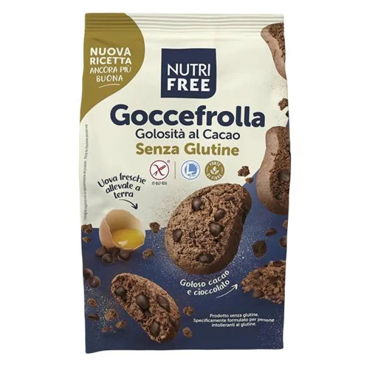 Nutri Free Goccefrolla Golosità al Cacao Biscotti Senza Glutine 300 g