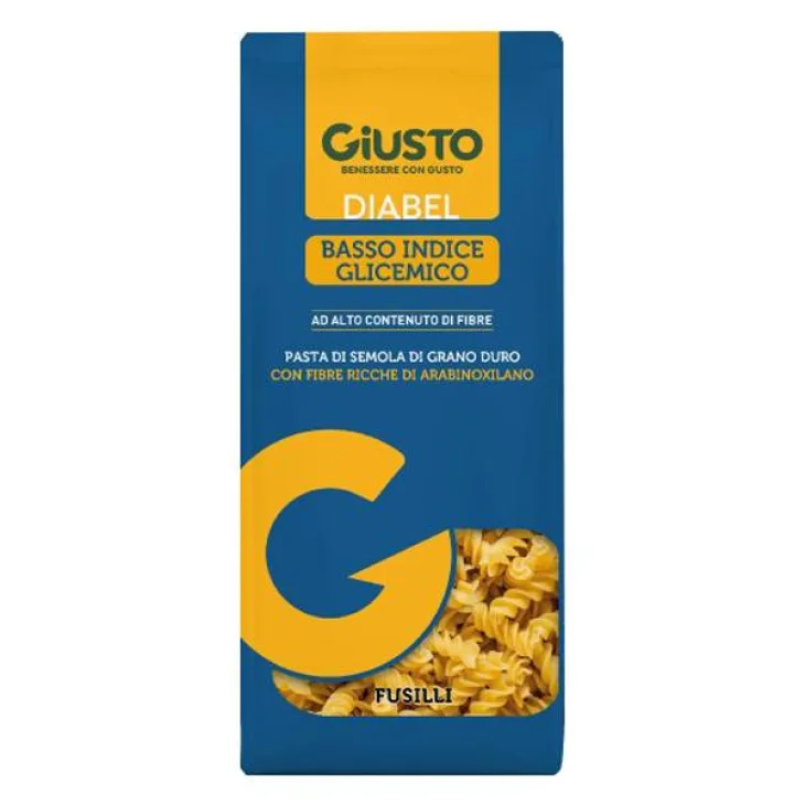 Giusto Diabel Pasta Fusilli a Basso Indice Glicemico 400 g