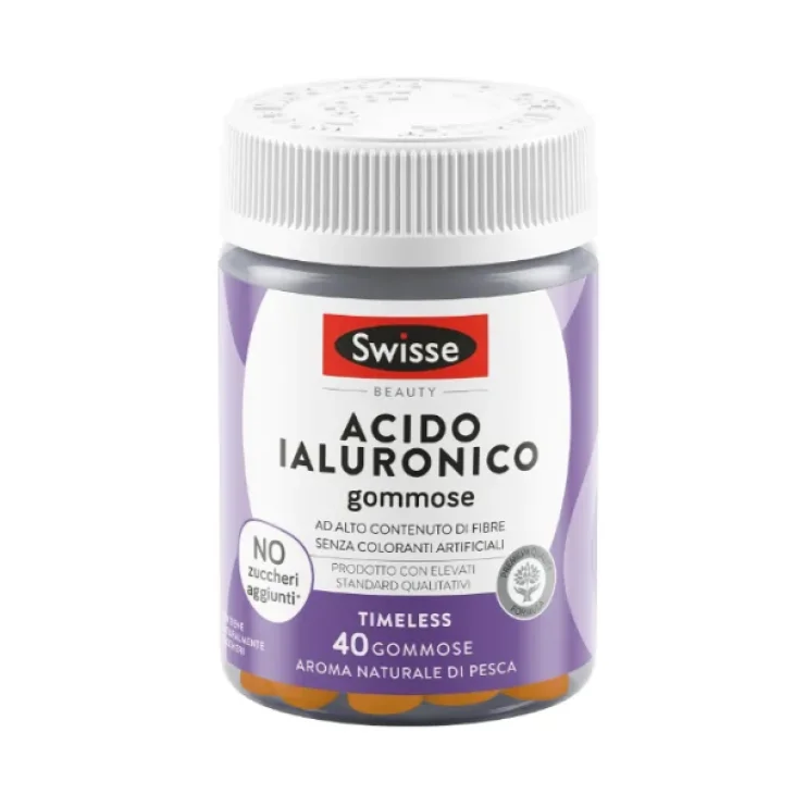 Swisse Acido Ialuronico Integratore per la Pelle 40 Gommose