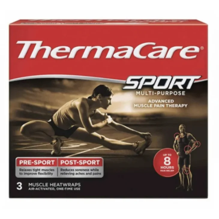 Thermacare Sport Cerotti Autoriscaldanti 8 h 3 Pezzi