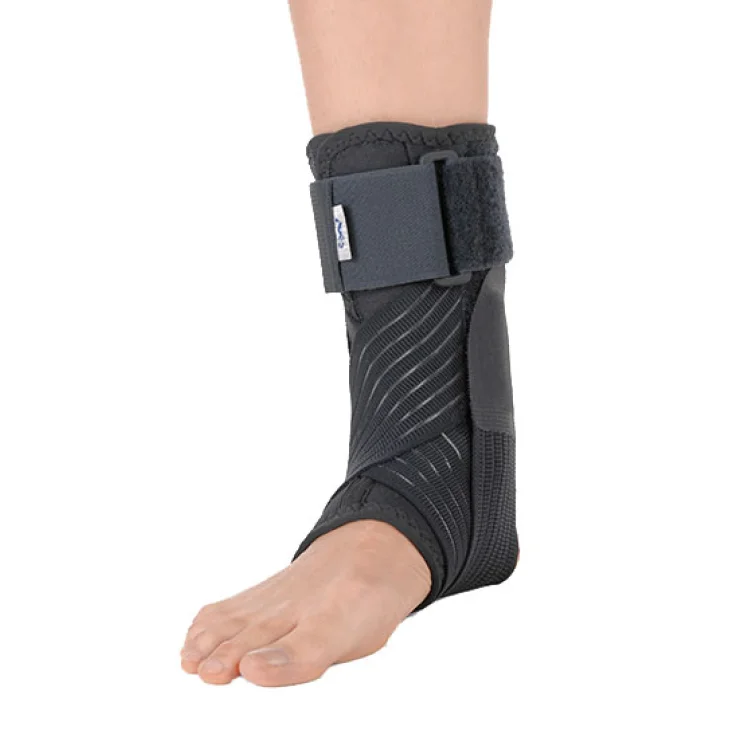 CAVIGLIERA STABILIZZANTE CON BENDAGGIO A 8 FUNZIONALE GRIGIOSMALL