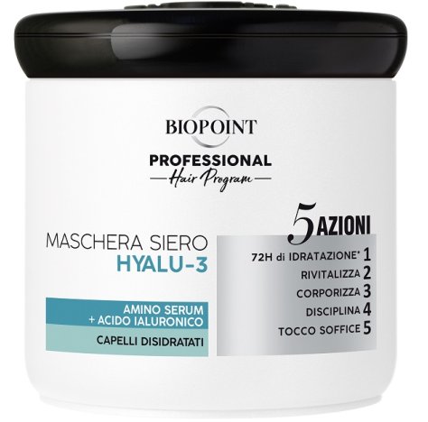 Biopoint 5 Azioni Maschera Siero Hyaluplex Capelli Colorati 200 ml