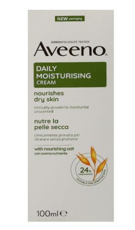 Aveeno Crema Idratante Daily Moisturising Senza Profumo Avena Colloidale Prebiotica 100 ml
