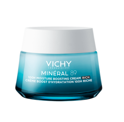 Vichy Mineral 89 Crema Booster Idratante 100h Ricca 50 ml