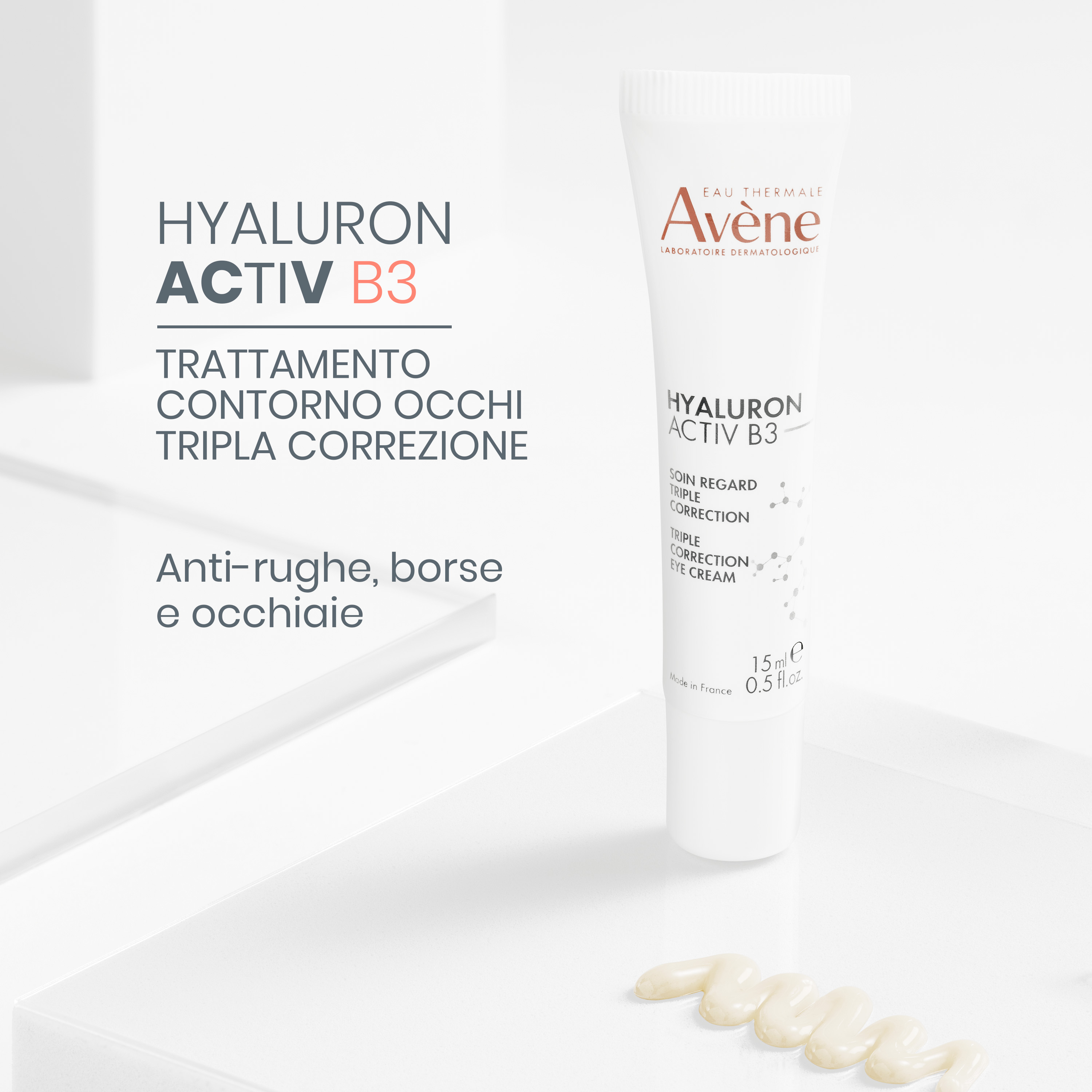 Avène Hyaluron Activ B3 Contorno Occhi Tripla Correzione 15 ml
