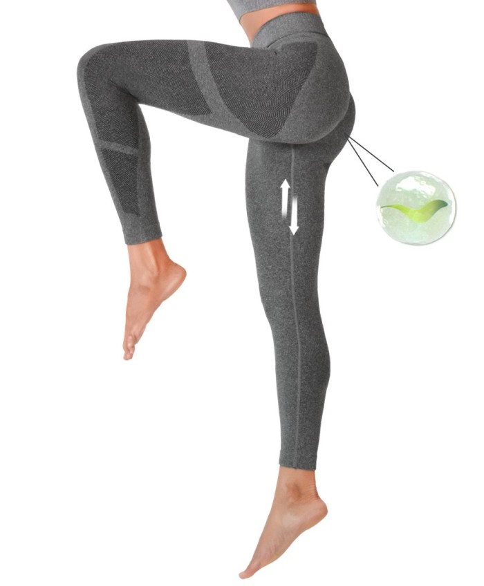 Guam Fibramar Leggings Snellente Power Fit Colore Grigio Misura S/M