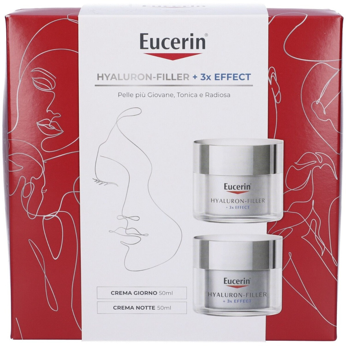Eucerin Anti Age Cofanetto Hyaluron Filler Crema Giorno SPF30 50 ml + Crema Notte 50 ml