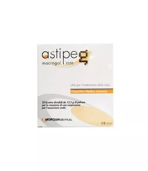 Morganceutical Astipeg Dispositivo Medico Trattamento Stipsi 20 Bustine