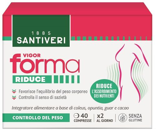 Santiveri Vigor Forma Riduce Integratore Alimentare 40 Compresse