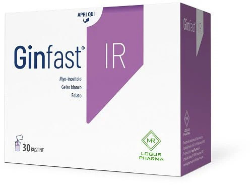 Logus Pharma Ginfast Ir Integratore Fertilità Myo - Inositolo Gelso Bianco 30 Bustine