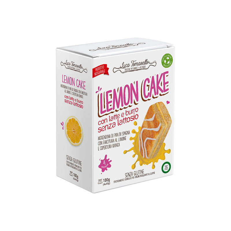 Tomasello Luca Merendina Al Limone Senza Glutine E Senza Lattosio 180 g