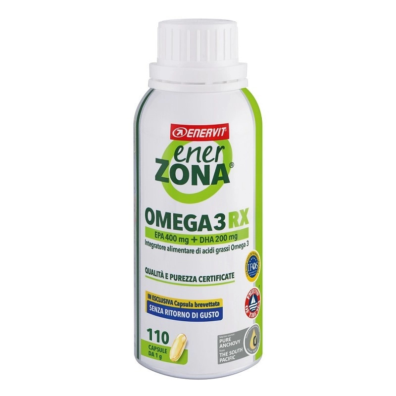 Enervit Enerzona Omega 3RX Integratore Acidi Grassi Omega 3 110 Capsule
