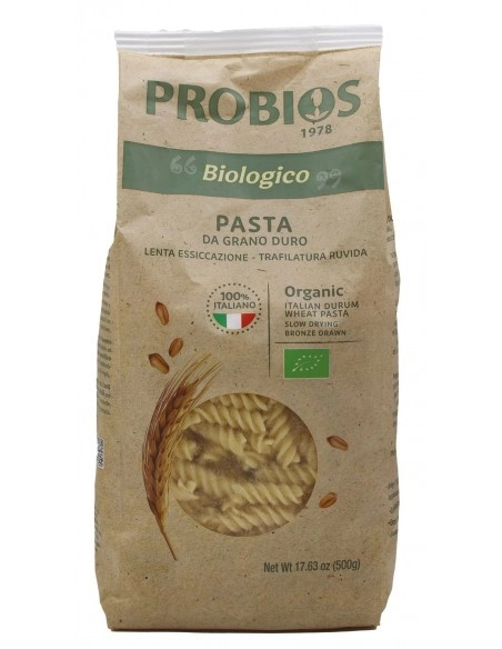 Probios Fusilli Grano Duro Biologico Trafilatura al Bronzo 500g