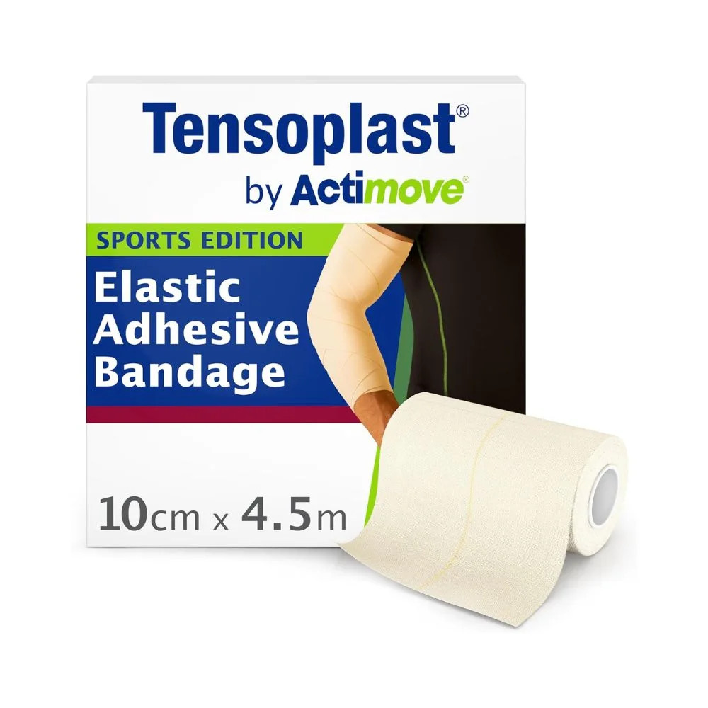 Actimove Tensoplast Sport Benda Elastica Adesiva Traspirante 10cm x 4.5m
